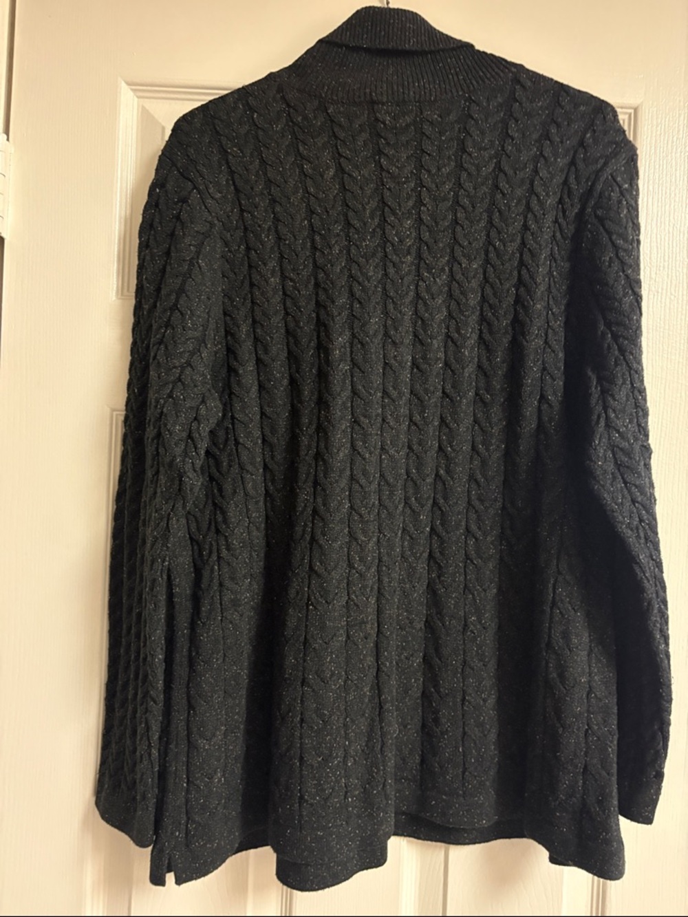 J. Jill Black Speckled Turtleneck Sweater Medium - excellent condition - Picture 7 of 7